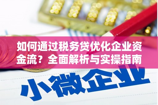 防城如何通过税务贷优化企业资金流？全面解析与实操指南