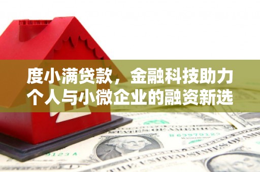 防城度小满贷款，金融科技助力个人与小微企业的融资新选择