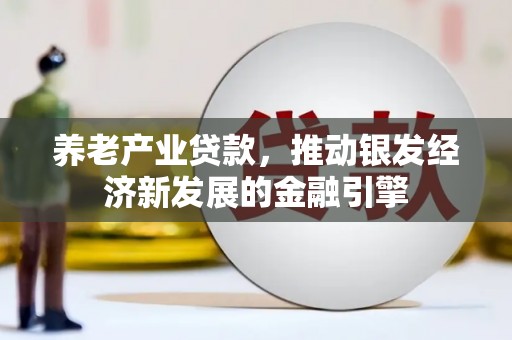 防城养老产业贷款，推动银发经济新发展的金融引擎