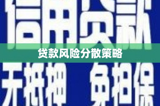 防城贷款风险分散策略