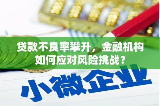 防城贷款不良率攀升，金融机构如何应对风险挑战？